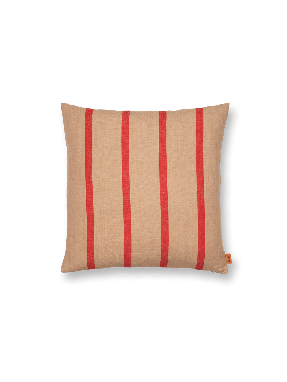 ferm LIVING Grand Cushion – Camel / Red