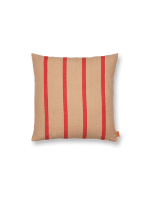 ferm LIVING Grand Cushion – Camel / Red