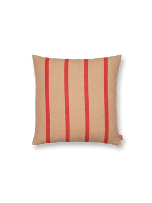 ferm LIVING Grand Cushion Cover – Camel / Red