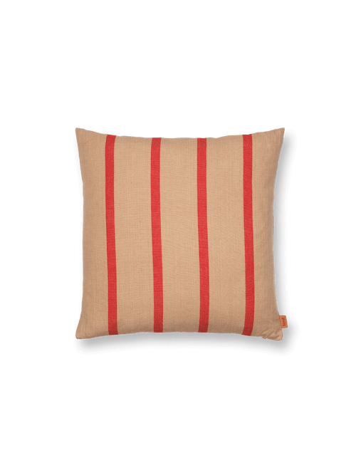 ferm LIVING Grand Cushion Cover – Camel / Red