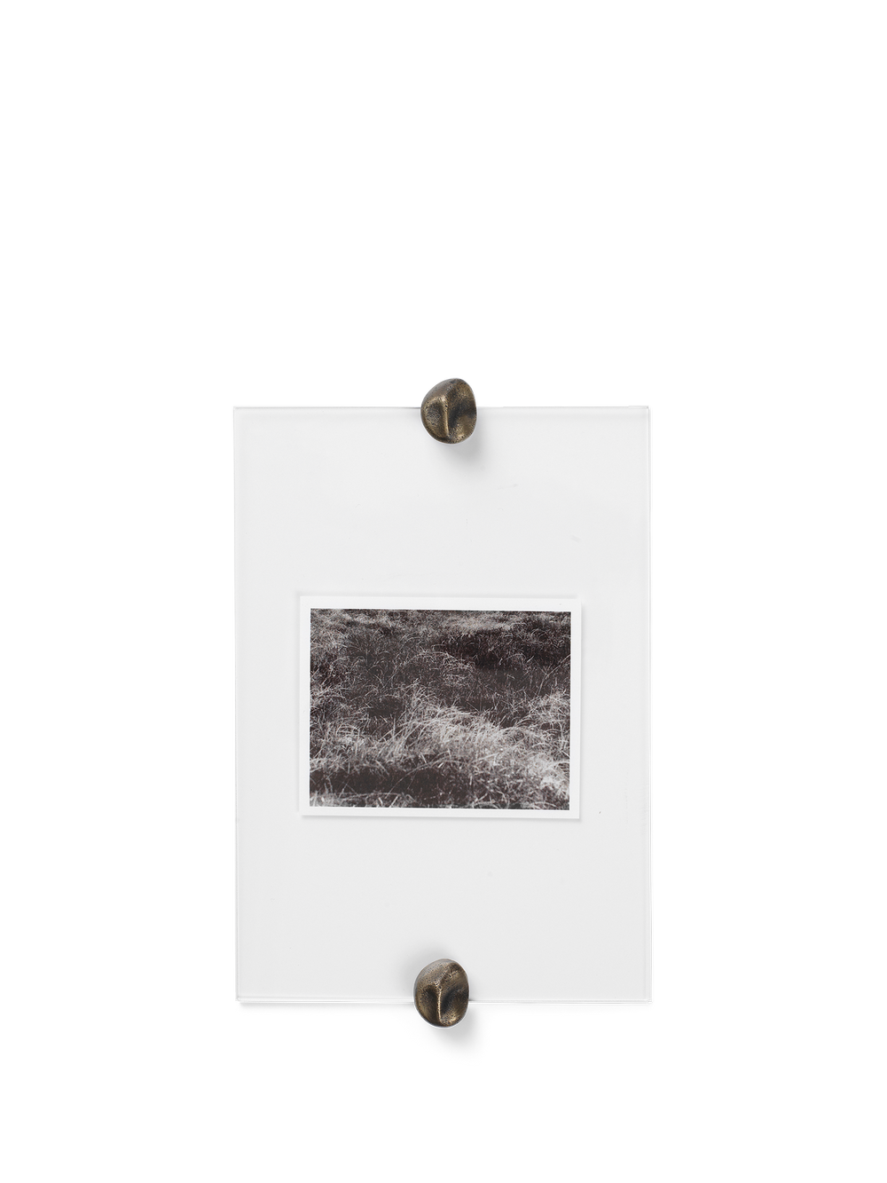 ferm LIVING Gravel Picture Frame A5 – Antique Brass