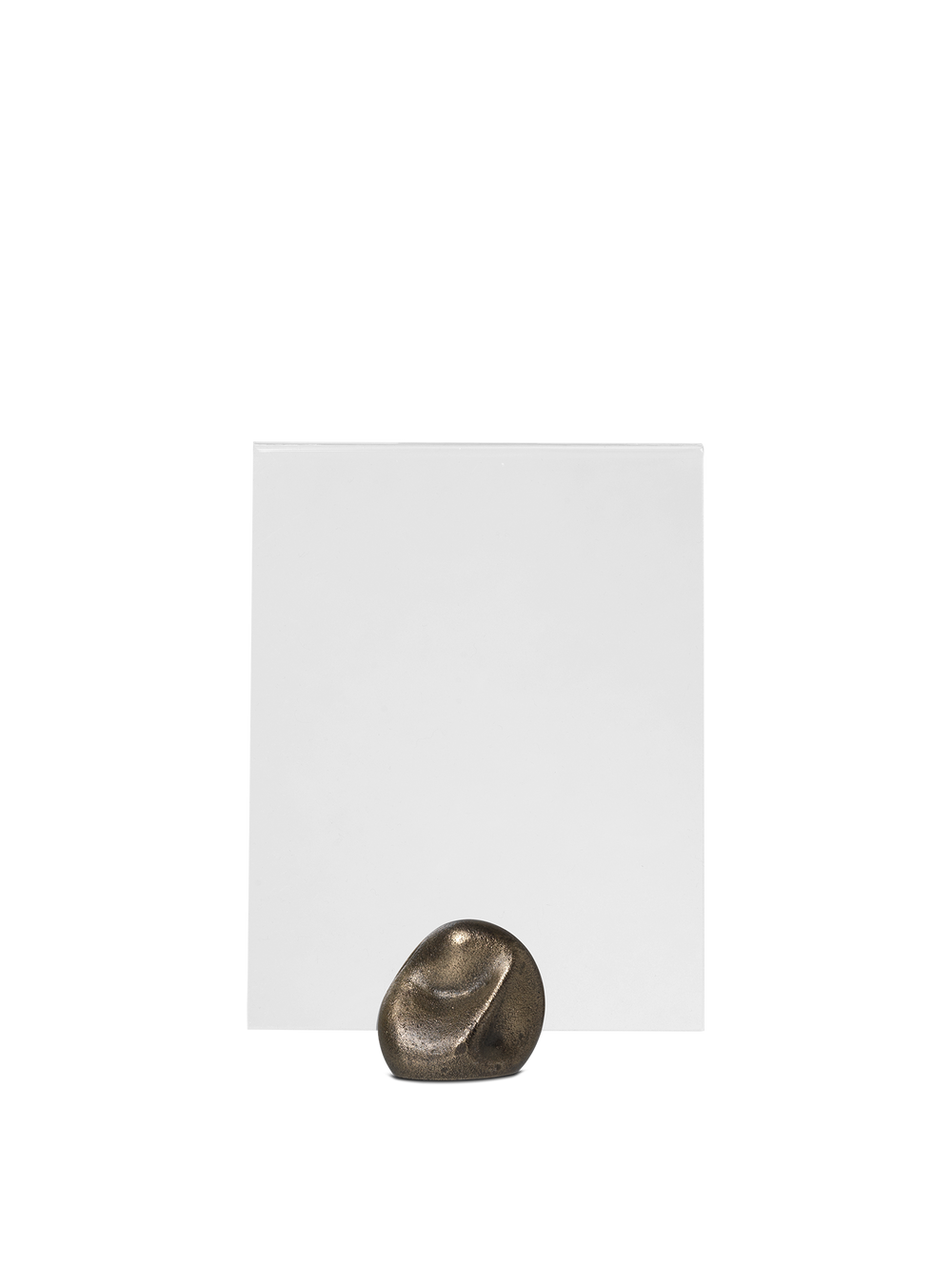 ferm LIVING Gravel Standing Frame A5 – Antique Brass