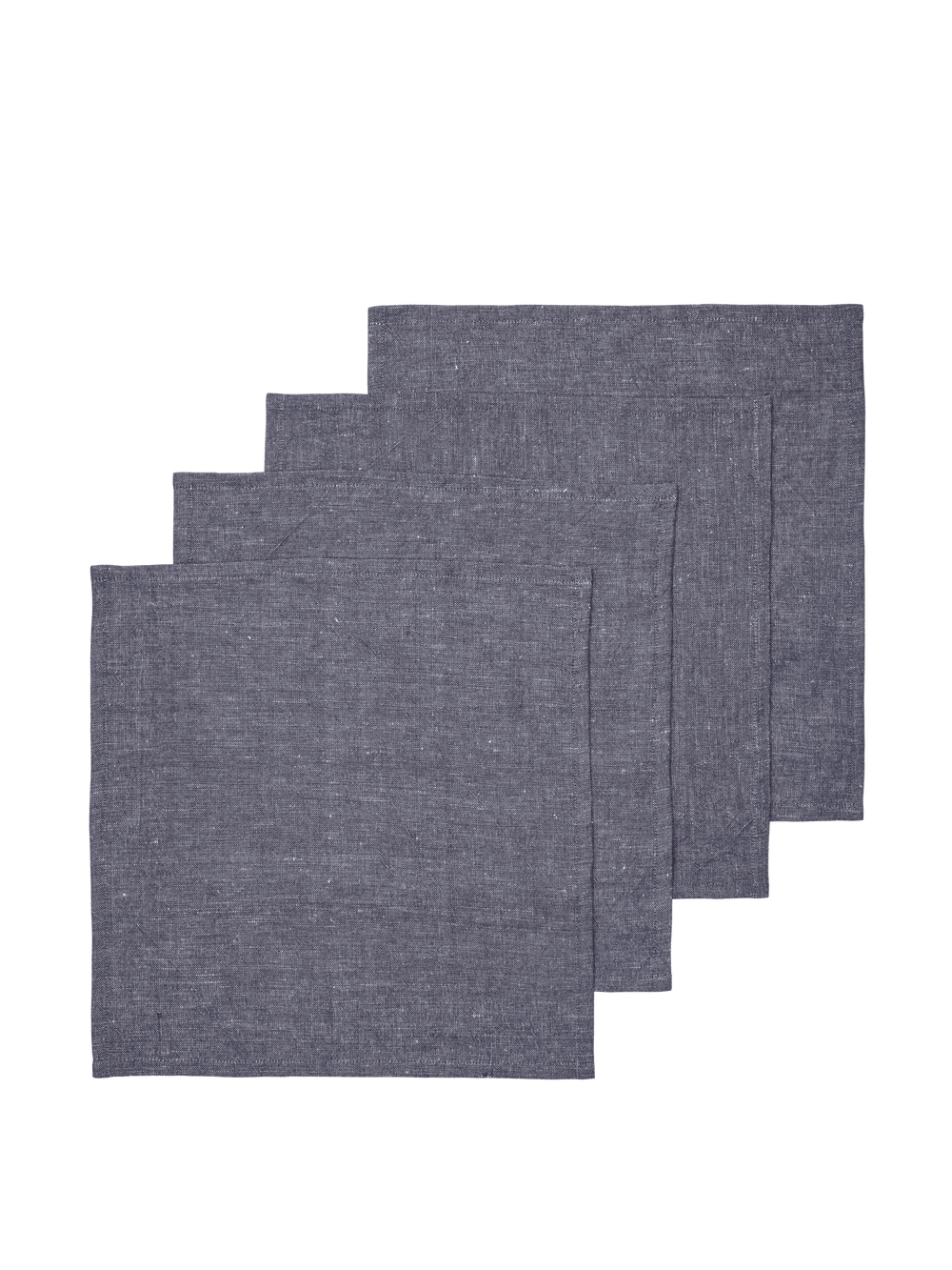 ferm LIVING Hale Napkins – Set of 4 – Indigo Blue