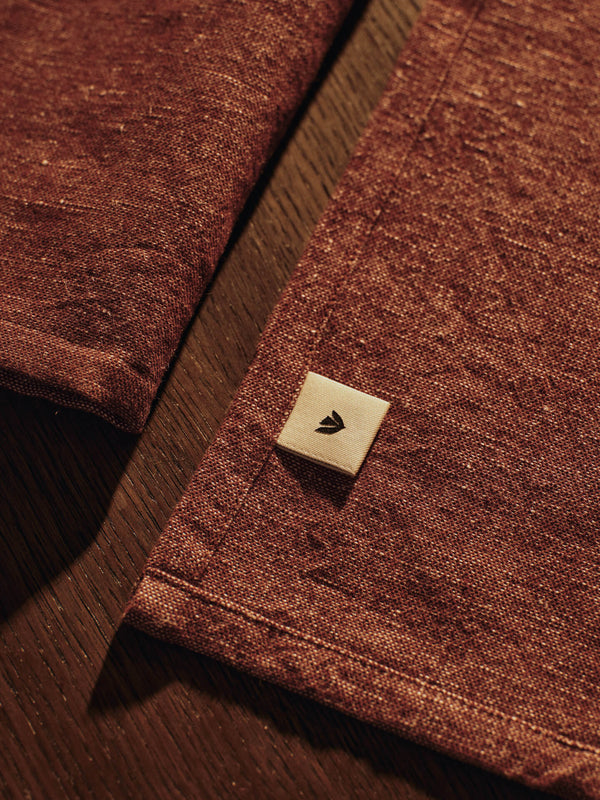 ferm LIVING Hale Napkins – Set of 4 – Chestnut