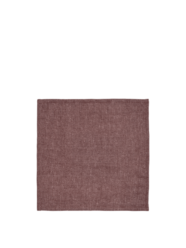 ferm LIVING Hale Napkins – Set of 4 – Chestnut