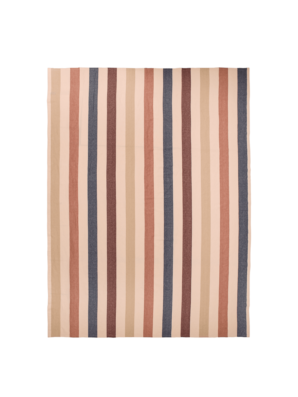ferm LIVING Hale Tablecloth – Cashmere / Mocha / Indigo Blue