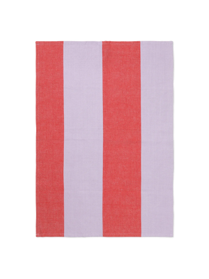 ferm LIVING Hale Tea Towel – Red / Lilac