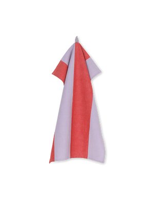 ferm LIVING Hale Tea Towel – Red / Lilac