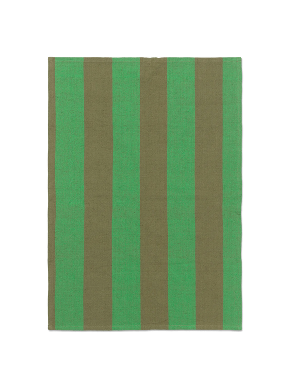 ferm LIVING Hale Tea Towel – Olive / Green