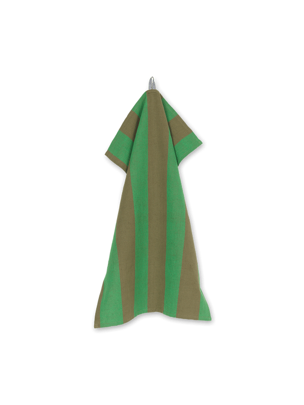 ferm LIVING Hale Tea Towel – Olive / Green