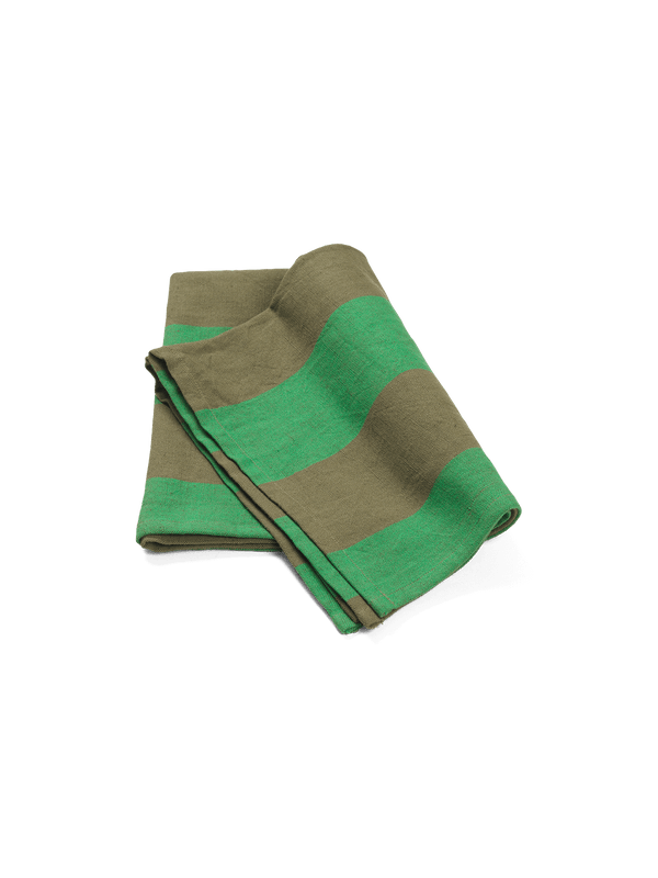 ferm LIVING Hale Tea Towel – Olive / Green