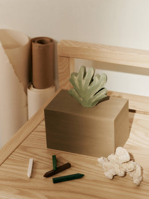 ferm LIVING Harbour Box – Coral – Mistletoe / Tan