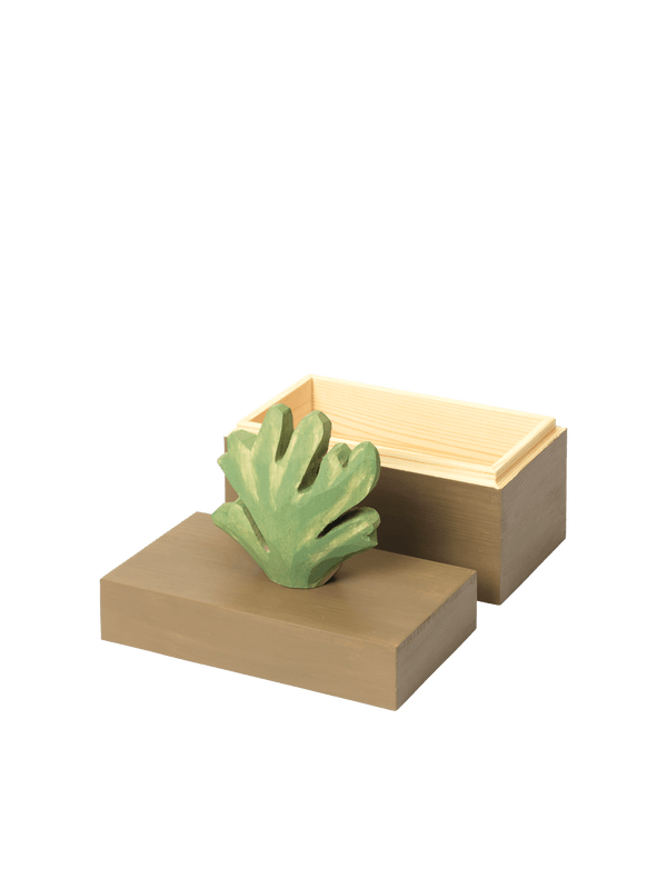 ferm LIVING Harbour Box – Coral – Mistletoe / Tan