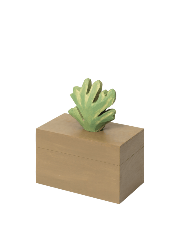 ferm LIVING Harbour Box – Coral – Mistletoe / Tan