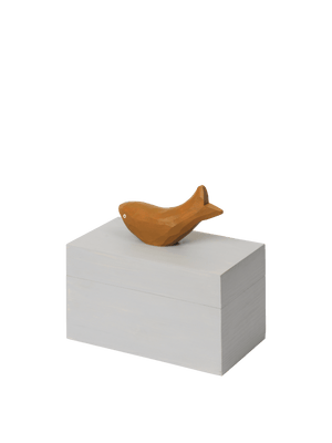 ferm LIVING Harbour Box – Fish – Mist Blue / Aged Gold