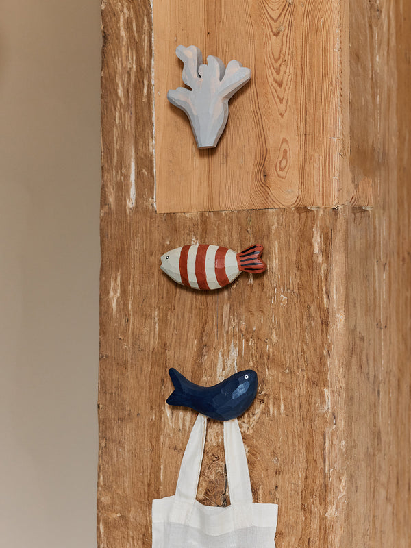 ferm LIVING Harbour Hook – Fish – Deep Navy