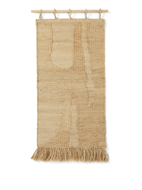 ferm LIVING Harvest Wall Rug 50 x 100 cm – Natural