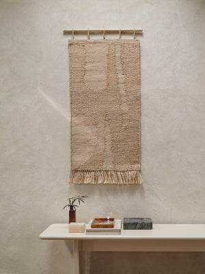 ferm LIVING Harvest Wall Rug 50 x 100 cm – Natural