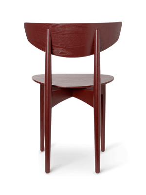 ferm LIVING Herman Dining Chair Wood – Red Brown