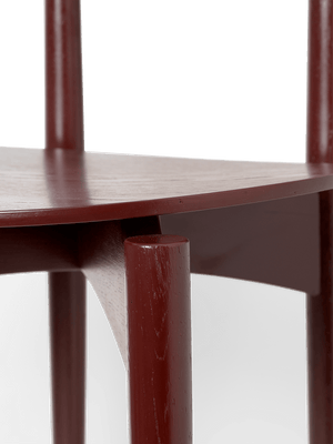 ferm LIVING Herman Dining Chair Wood – Red Brown