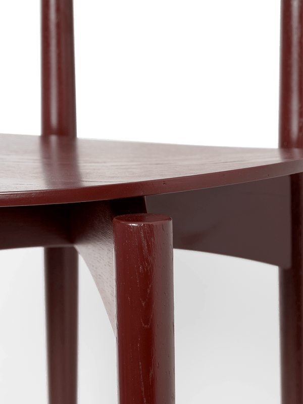 ferm LIVING Herman Dining Chair Wood – Red Brown