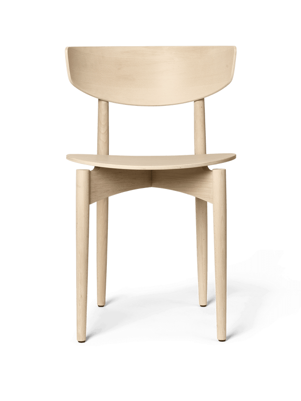 ferm LIVING Herman Dining Chair Wood – White Oiled Beech