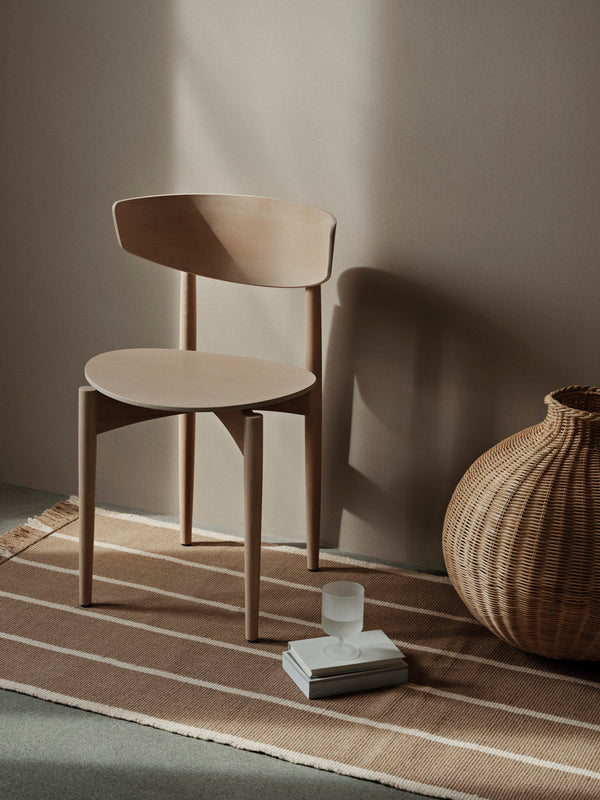 ferm LIVING Herman Dining Chair Wood – White Oiled Beech