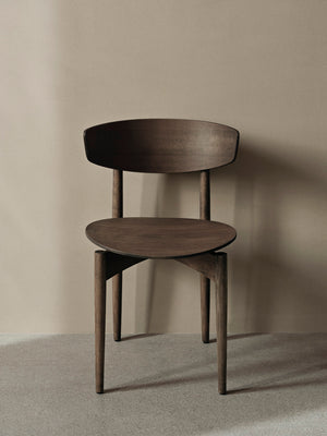 ferm LIVING Herman Dining Chair Wood – Dark Stained Beech