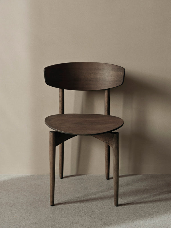 ferm LIVING Herman Dining Chair Wood – Dark Stained Beech