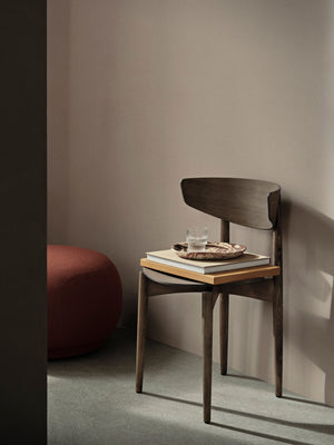 ferm LIVING Herman Dining Chair Wood – Dark Stained Beech