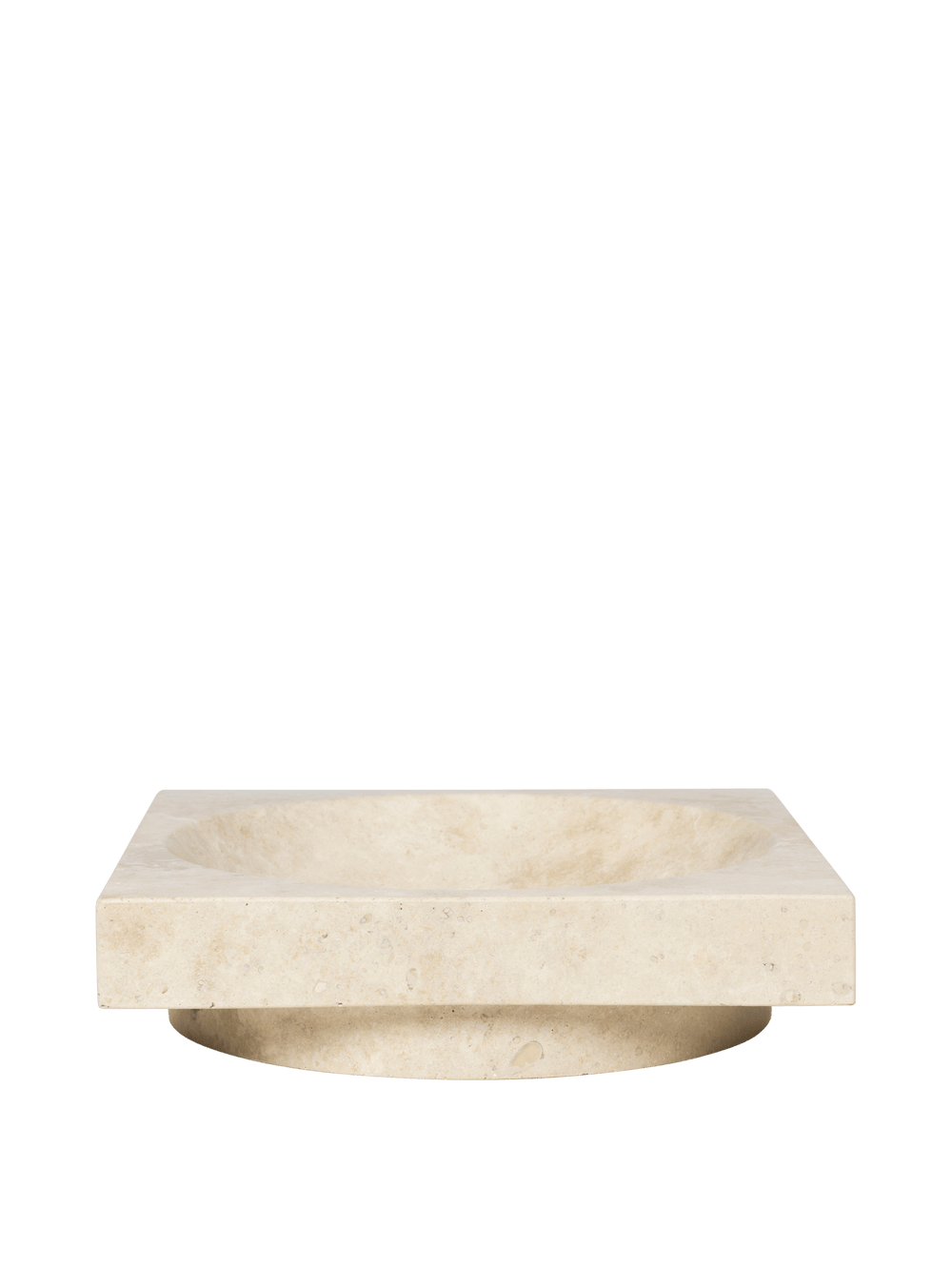 ferm LIVING Hew Low Centrepiece – Travertine