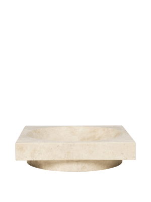 ferm LIVING Hew Low Centrepiece – Travertine