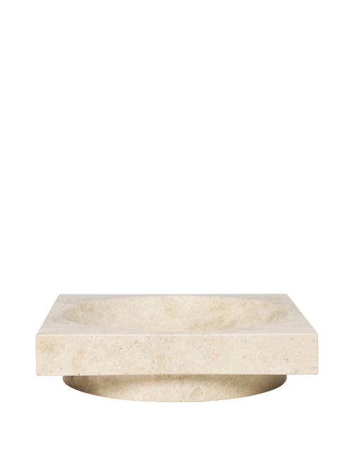 ferm LIVING Hew Low Centrepiece – Travertine