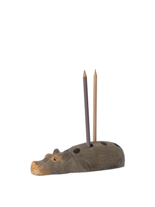 ferm LIVING Hippo Pencil Holder – Grey