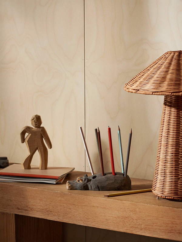 ferm LIVING Hippo Pencil Holder – Grey