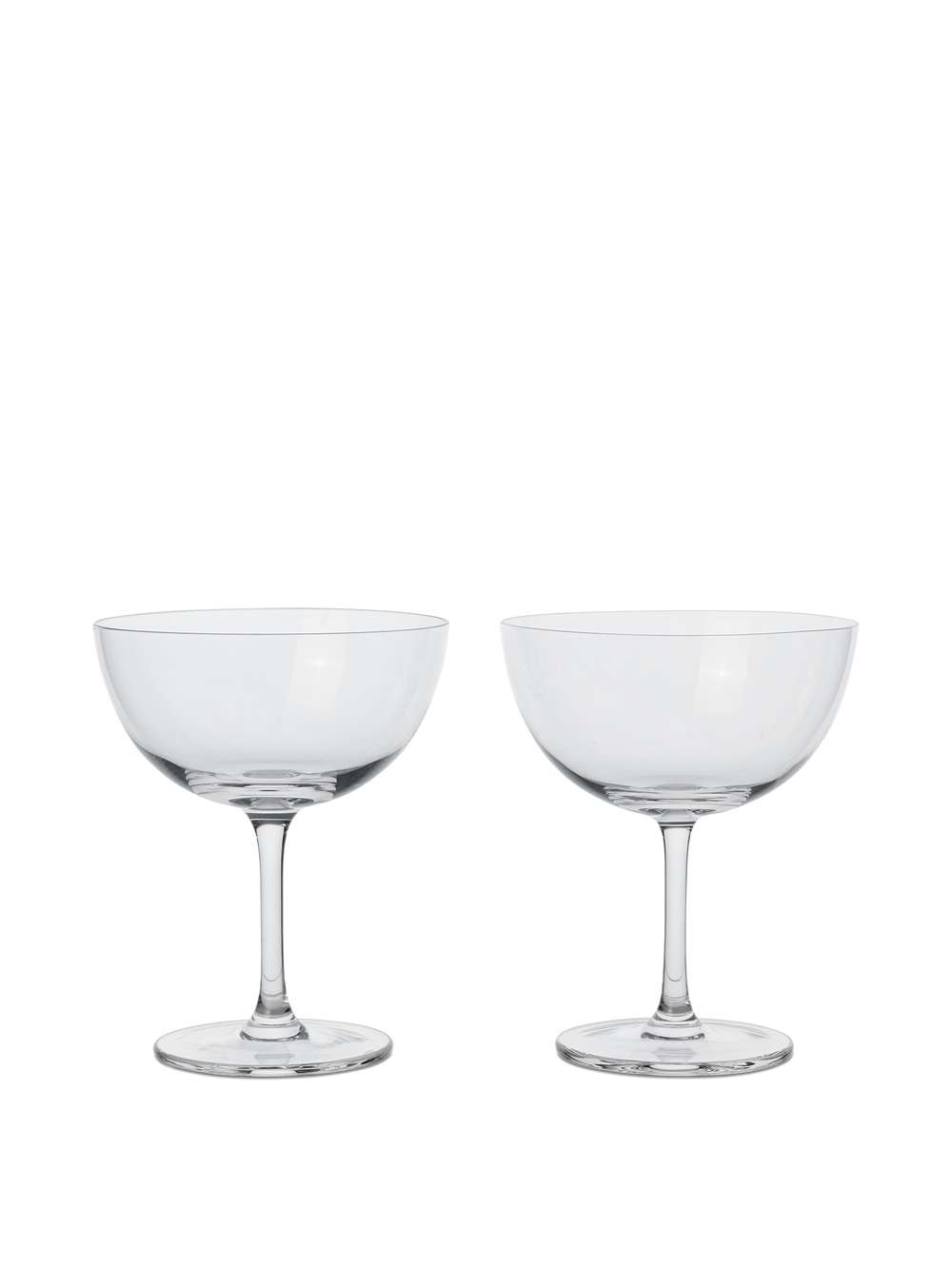 ferm LIVING Host Cocktail Glasses – Set of 2 – Clear