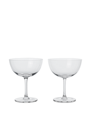 ferm LIVING Host Cocktail Glasses – Set of 2 – Clear