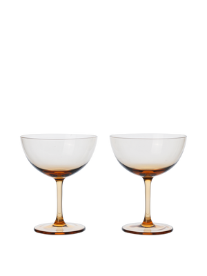 ferm LIVING Host Cocktail Glasses – Set of 2 – Blush