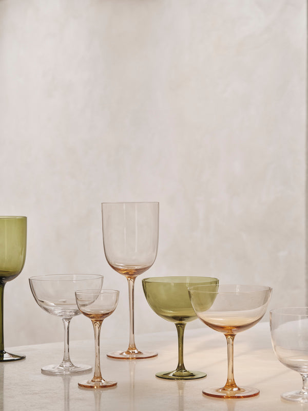 ferm LIVING Host Cocktail Glasses – Set of 2 – Blush