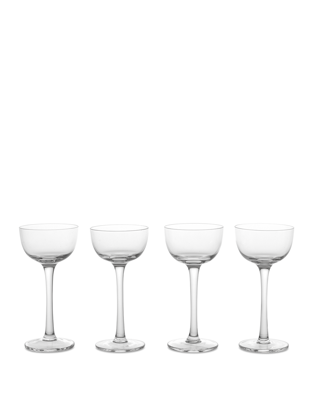 ferm LIVING Host Liqueur Glasses – Set of 4 – Clear
