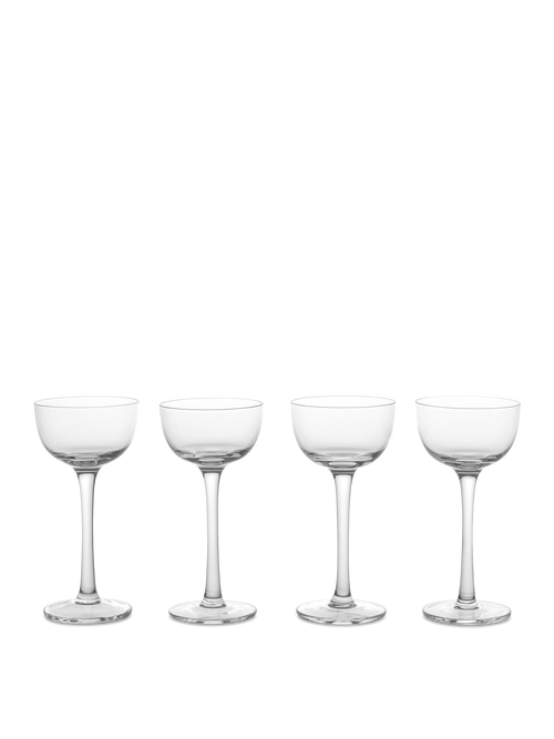 ferm LIVING Host Liqueur Glasses – Set of 4 – Clear