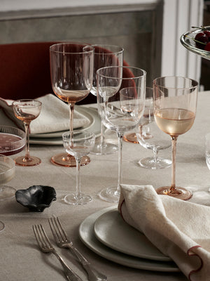 ferm LIVING Host Liqueur Glasses – Set of 4 – Blush