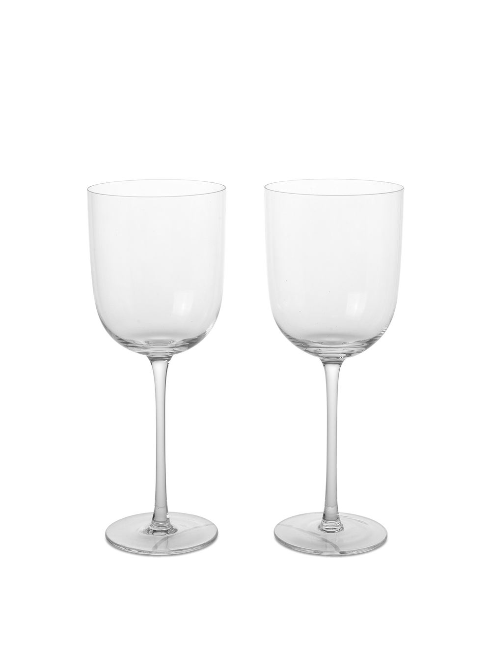 ferm LIVING Host Red Wine Glasses – Set of 2 – Clear