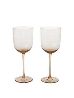 ferm LIVING Host Red Wine Glasses – Set of 2 – Blush