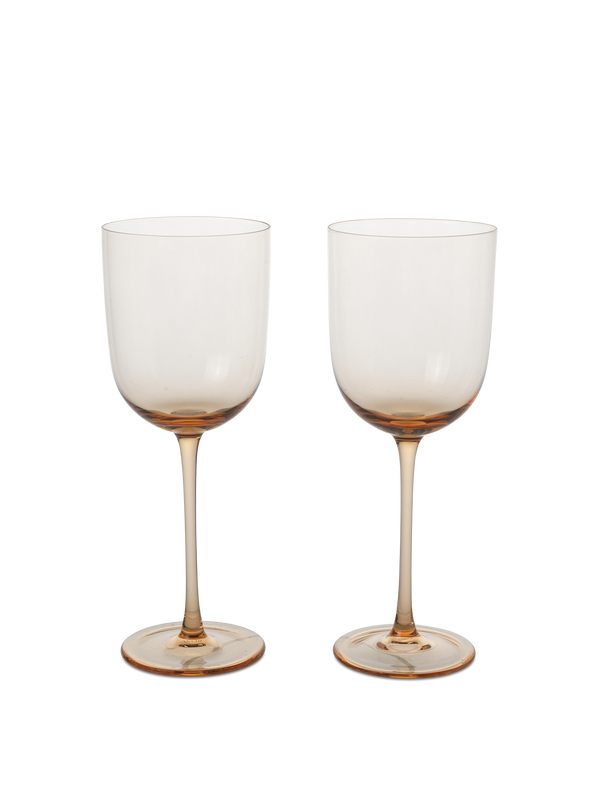 ferm LIVING Host Red Wine Glasses – Set of 2 – Blush