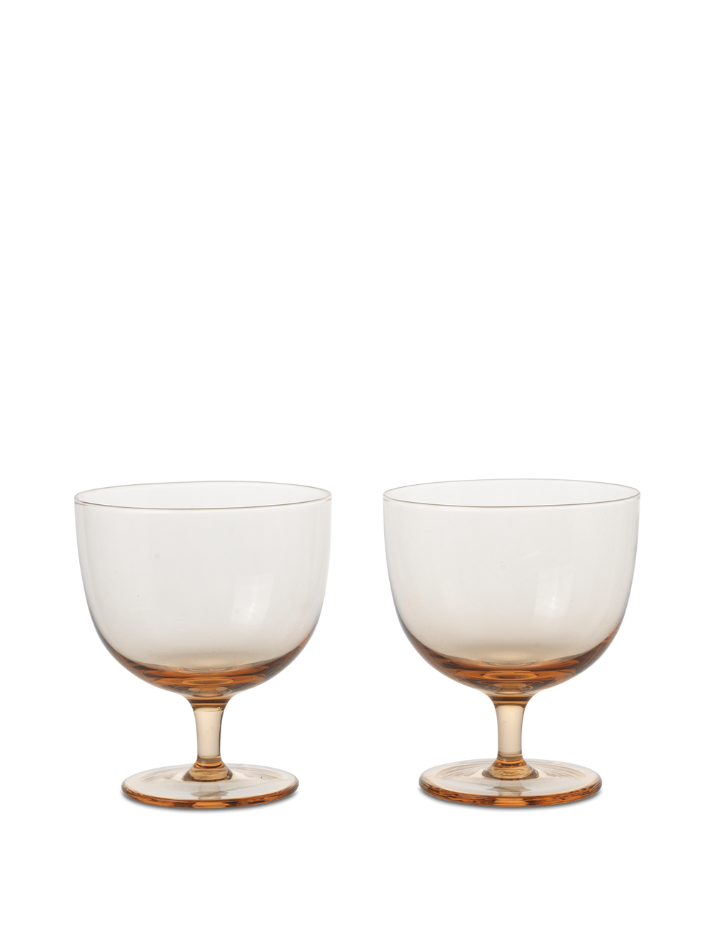 ferm LIVING Host Water Glasses – Set of 2 – Blush