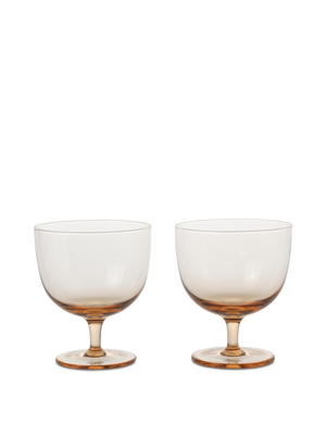 ferm LIVING Host Water Glasses – Set of 2 – Blush