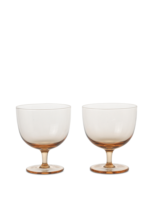 ferm LIVING Host Water Glasses – Set of 2 – Blush