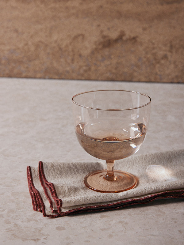 ferm LIVING Host Water Glasses – Set of 2 – Blush