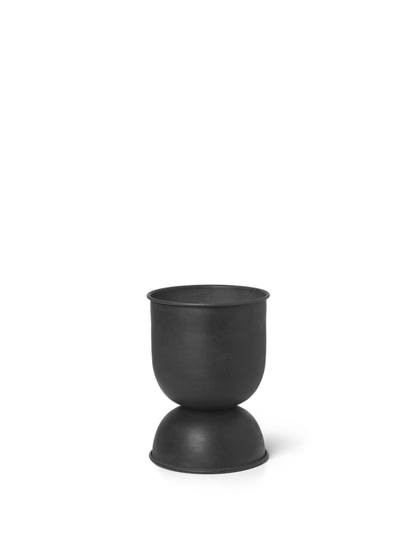 ferm LIVING Hourglass Pot Extra Small – Black